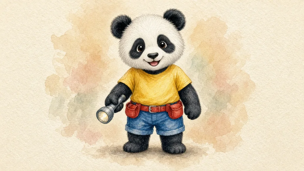 Watercolor portrait of Bobo