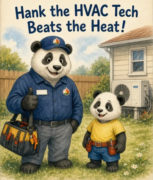 Cover of Hank the HVAC Tech Beats the Heat